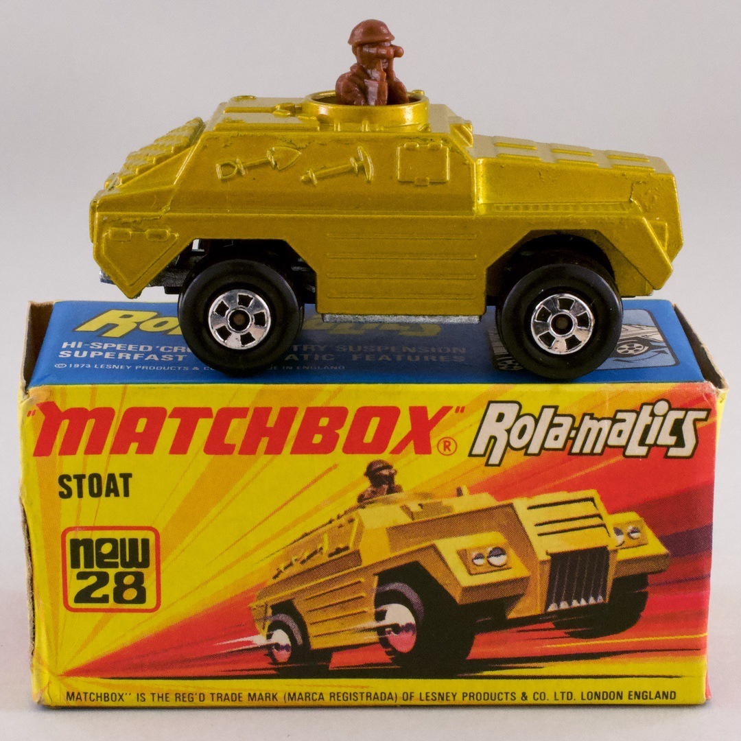 イギリス マッチボックス(matchbox) STOAT Rola-matics 1973 new 28拍卖