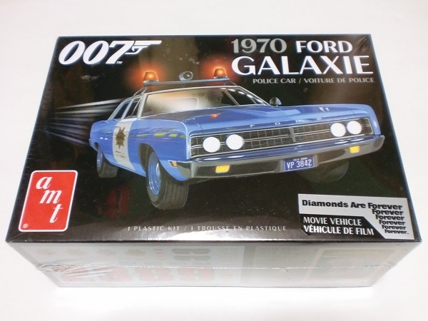 AMT 1/25 フォード ギャラクシー 1970 ポリスカー パトカー 007 ダイヤモンドは永遠に James Bond Ford Galaxie Police Car amt 1172 拍卖