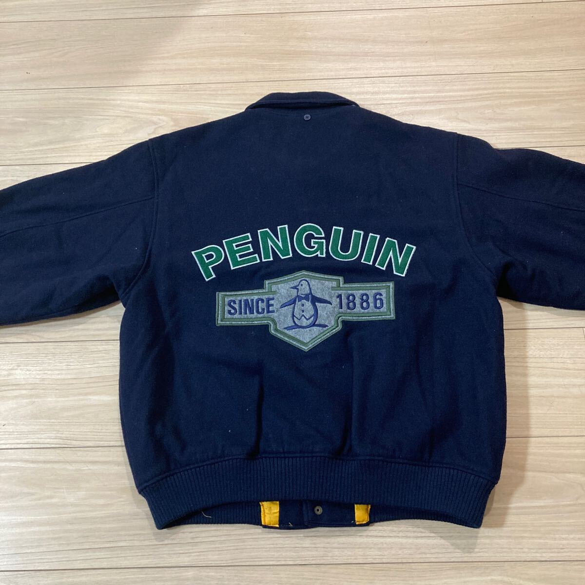 PENGUIN ペンギン Munsingwear マンシングウェア アウター ジャケット ジャンパー サイズ160 ネイビー拍卖