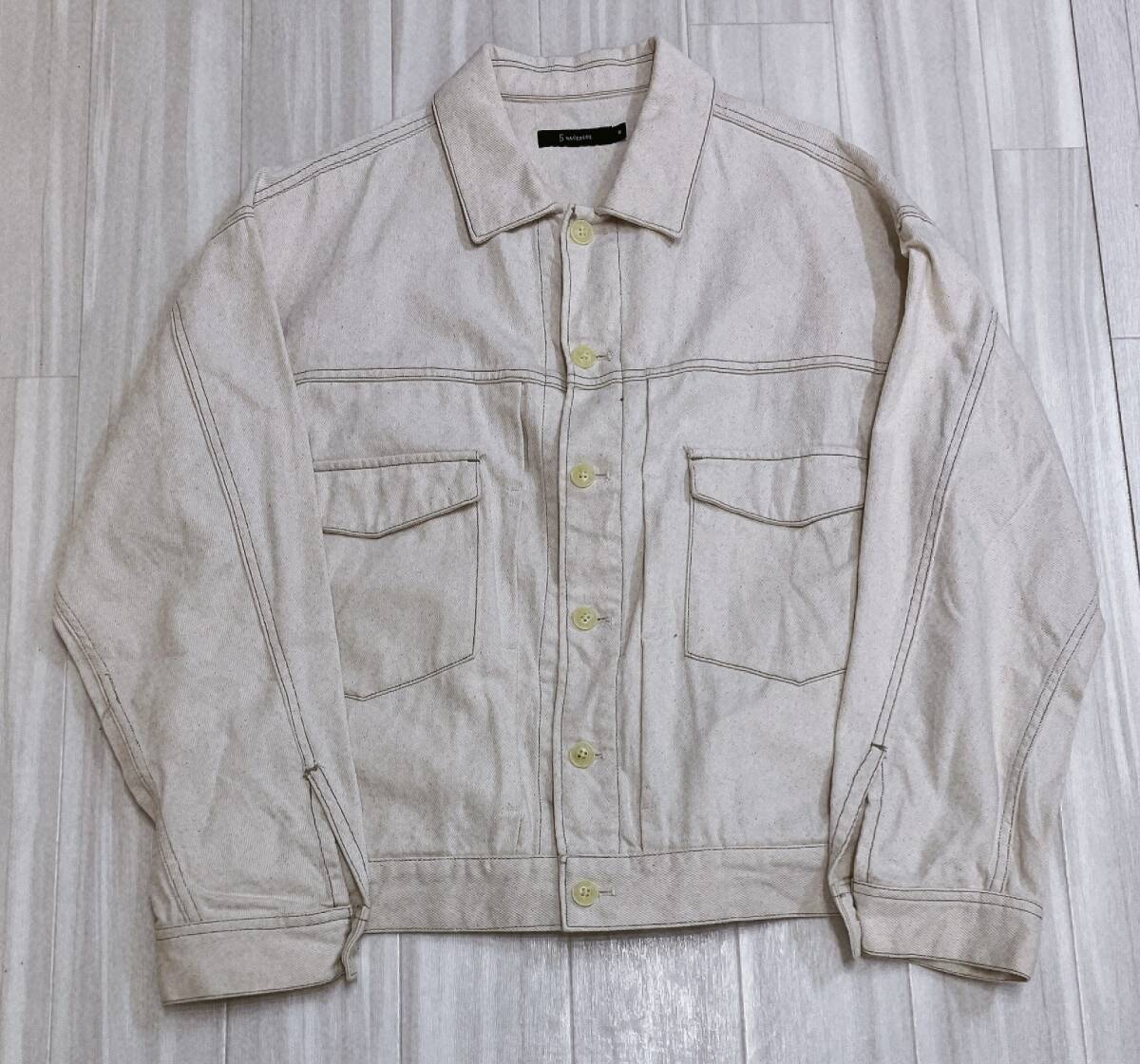 RAGEBLUE レイジブルー カバーオール Gジャン ジャケット オフホワイト M 美USED拍卖