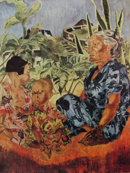藤田嗣治、「孫」、厳選、希少画集・額装画、人気作品、新品高級額 額装付、状態良好、送料無料拍卖
