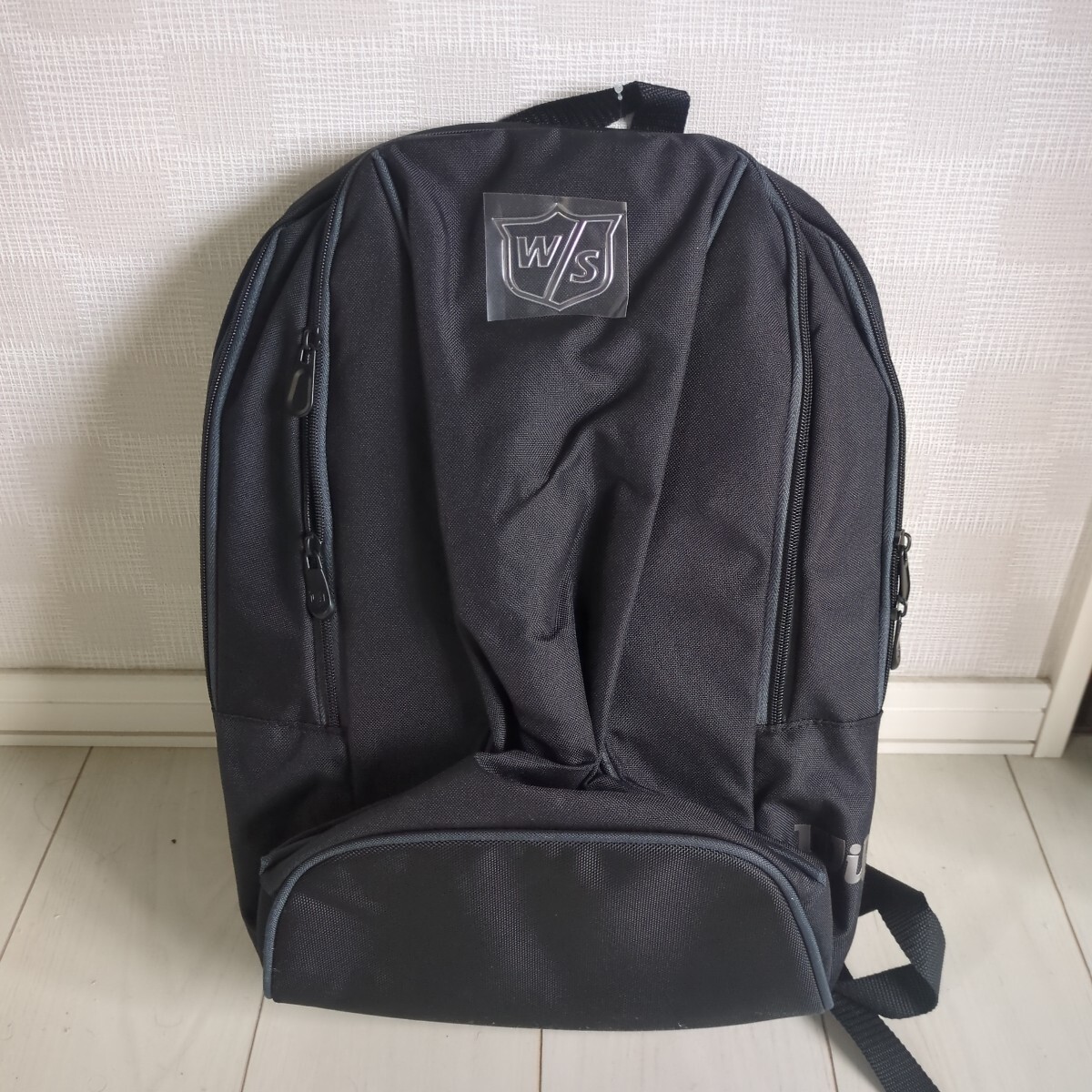 ウイルソン Wilson バックパック☆新品未使用☆リュックサック☆ゴルフかばん☆ 黒 ブラック拍卖