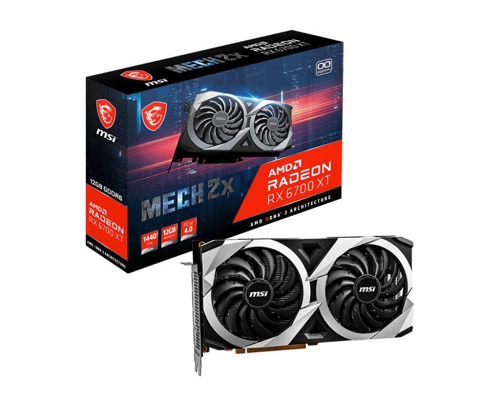 【中古】MSI Radeon RX 6700 XT MECH 2X 12G OC グラフィックスボード VD7602拍卖