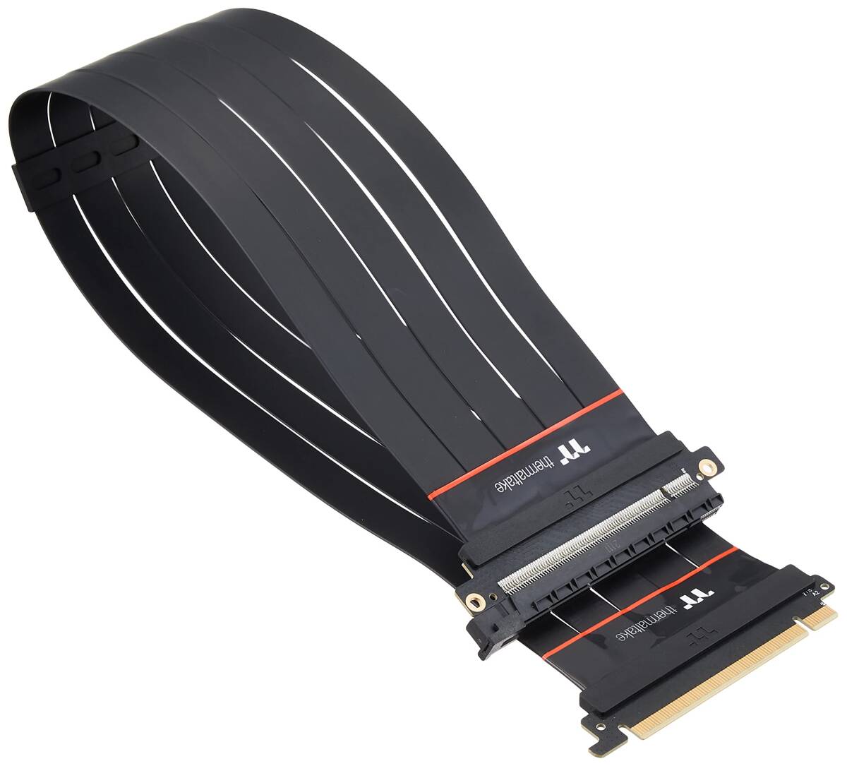 【中古】Thermaltake PCI Express Extender Cable PCI-E4.0 600mm ライザーケーブル AC-059-拍卖