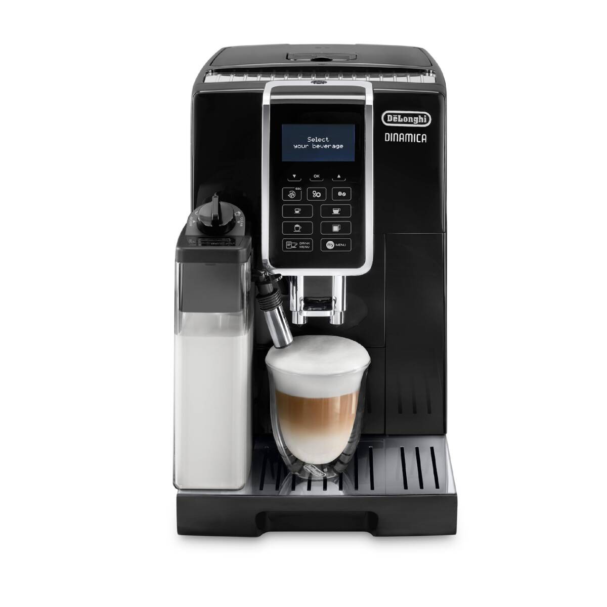 【中古】De'Longhi (デロンギ) 全自動コーヒーマシン ディナミカ ECAM35055B コーヒーメーカー エスプレッソ 全11メニュー ラ拍卖