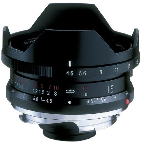 【中古】VoightLander 単焦点広角レンズ SUPER WIDE HELIAR 15mm F4.5 Aspherical II拍卖