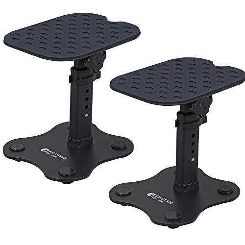 【中古】キクタニ モニタースピーカースタンド(ペア) 天板:220mm×180mm 高さ:239~288mm 角度調整:±10° MOS-5拍卖