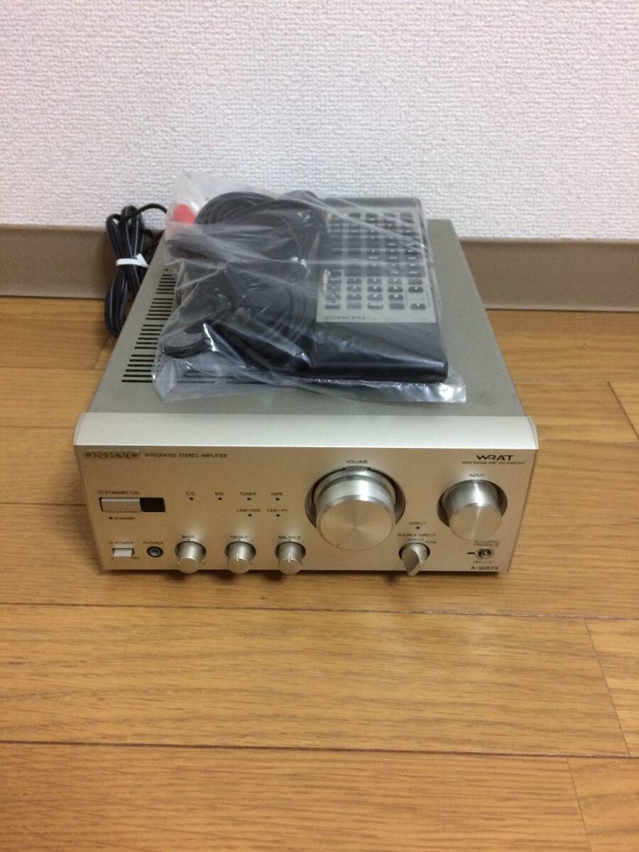 【中古】ONKYO INTEC205 プリメインアンプ A-905TX(S)拍卖