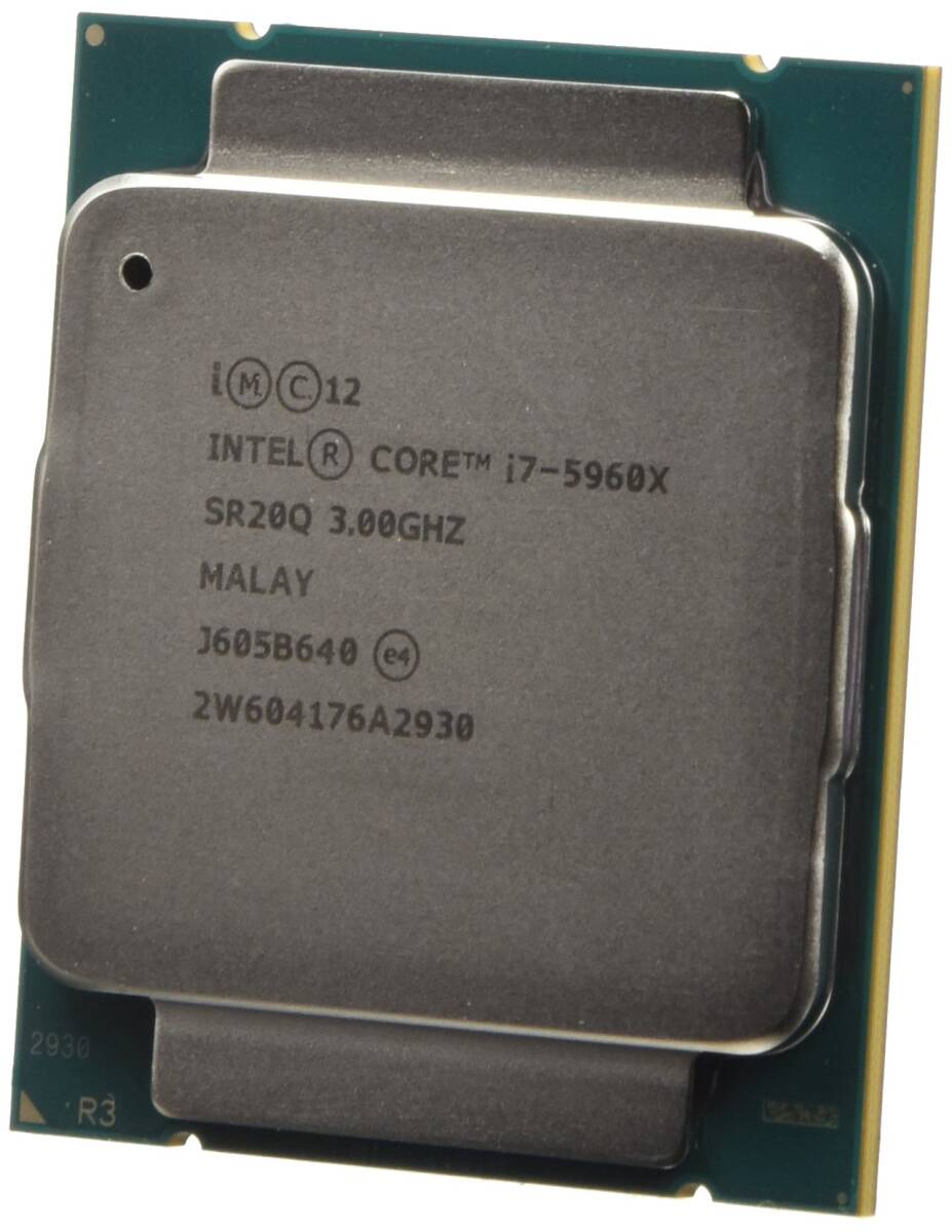 【中古】Intel CPU Core i7 5960X 3.00GHz 20Mキャッシュ LGA2011-3 Haswell E BX80648I7拍卖