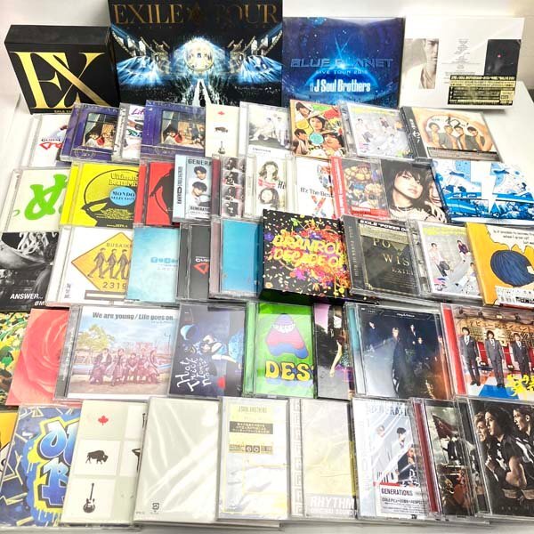 e)音楽 ミュージック CD DVD J-POP 邦楽 EXILE/キンプリ/GReeeeN/OMI/B'z/GENERATIONS/他 49点まとめて ※再生未確認 現状品拍卖