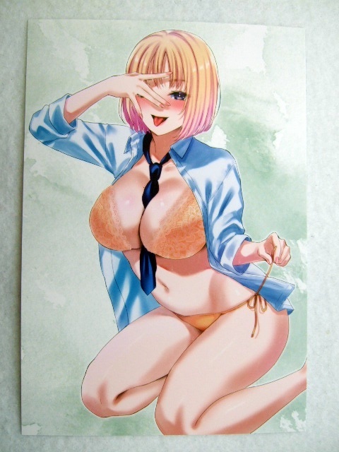 ワンダーグー 限定 PEEP 1巻 ポストカード 241109 特典 WonderGOO 非売品 イラストカード イラストペーパー 植野メグル1拍卖