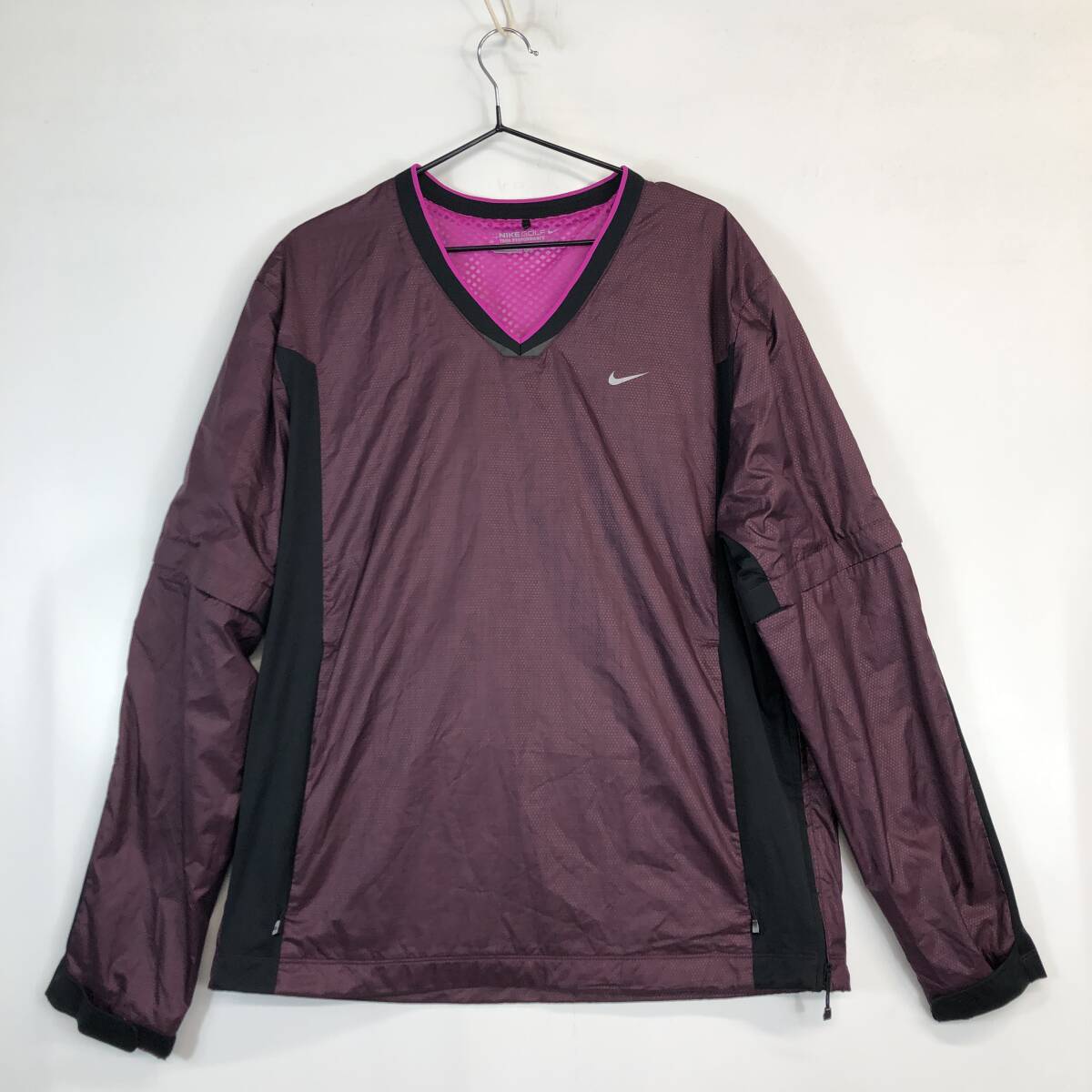 NIKE GOLF ナイキゴルフ ウインドブレーカー デタッチャブル 半袖 長袖 XLサイズ メンズ 702877拍卖