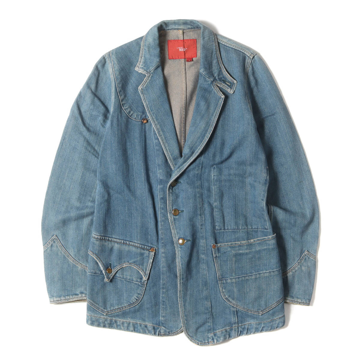 LEVIS RED リーバイスレッド ジャケット サイズ:S 00s 初期モデル デニム ワープドコート (GUYS WARPED COAT / 2001年製) インディゴ拍卖