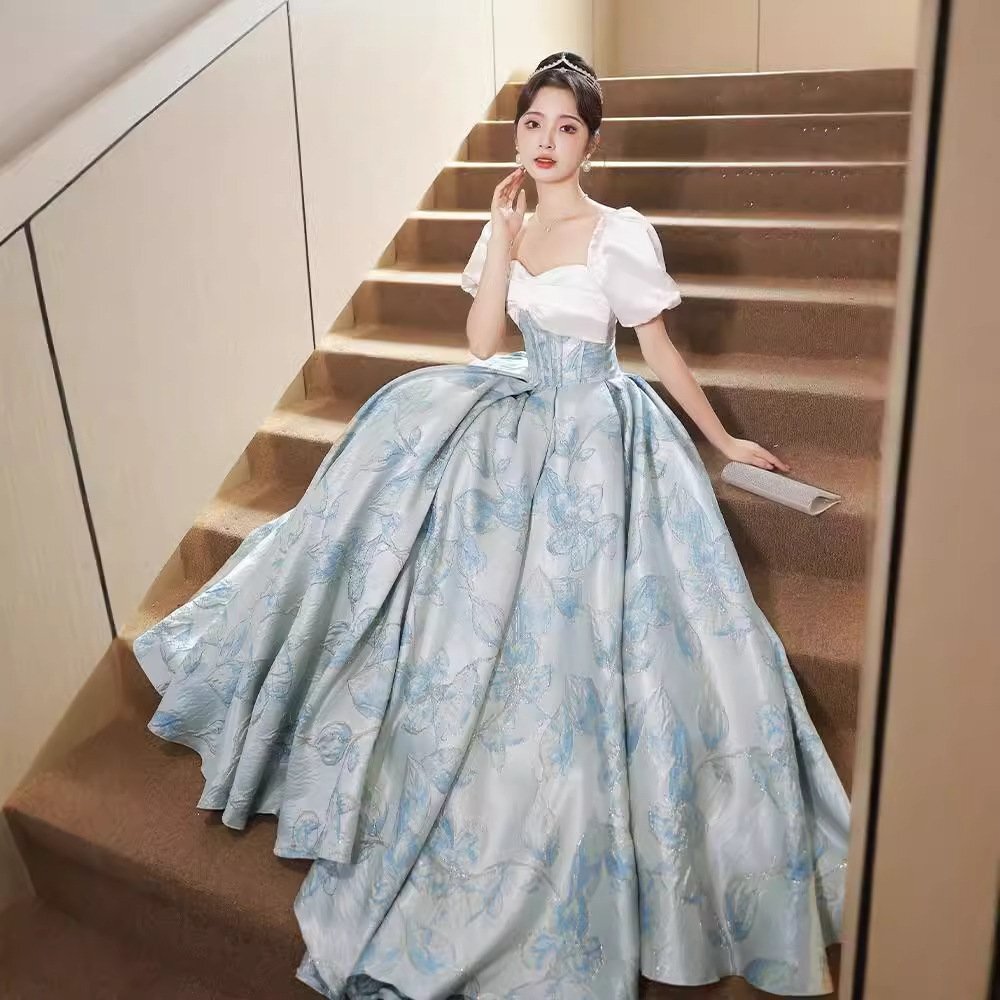 新入荷新品 ウエディングドレス カラードレス 結婚式 披露宴 パーティー 演奏会 発表会 ステージ サイズ選択可拍卖