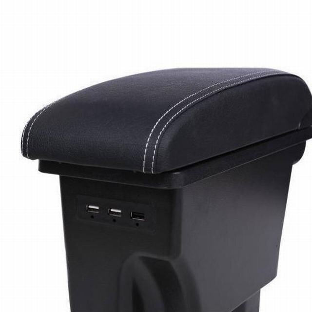 ジムニー用 アームレスト コンソールボックス USB 付 黒×白ライン拍卖