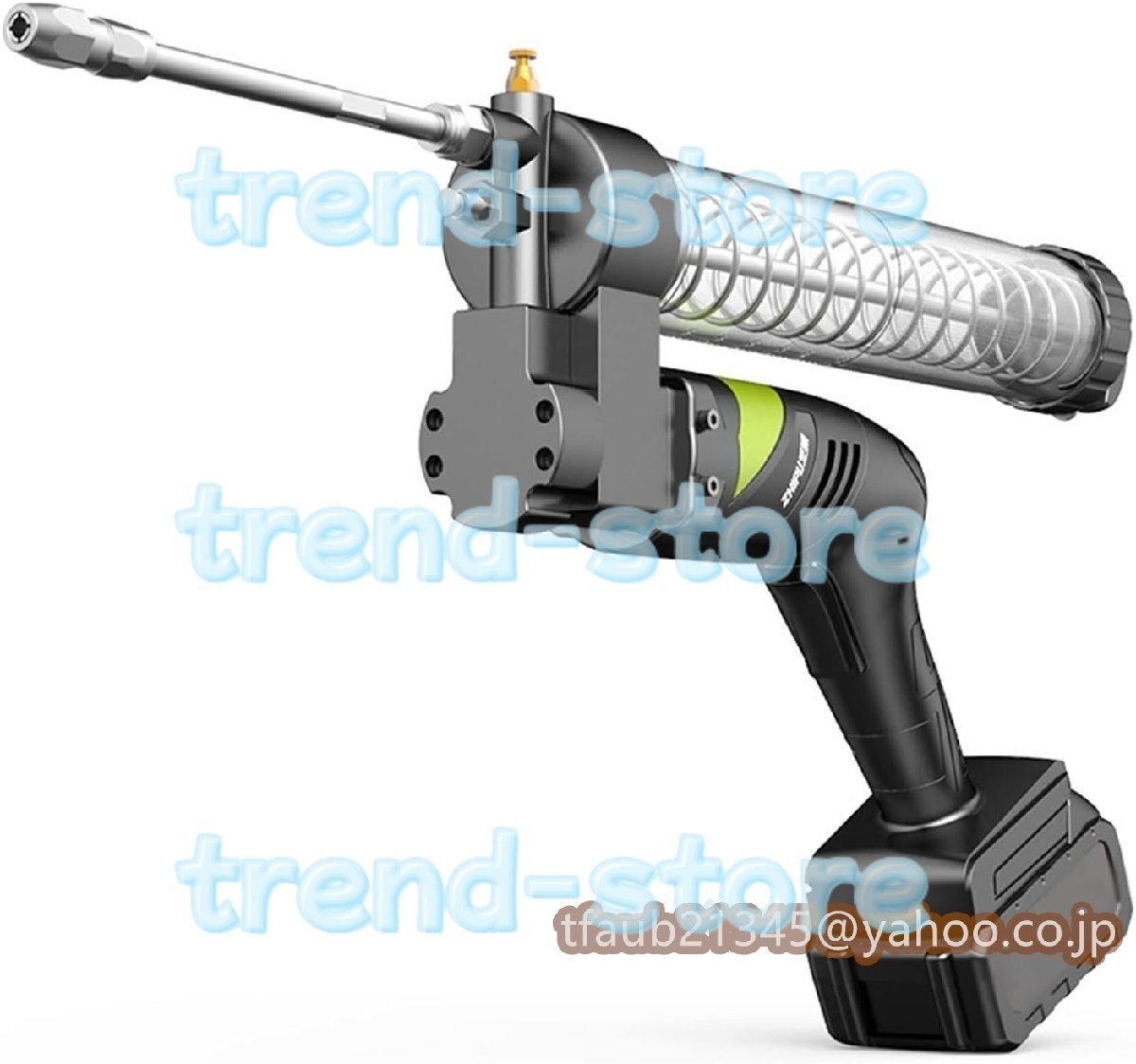 コードレス電気グリースガン 12000PSI高圧 充電式 24v リチウム電池 電動グリースガン 掘削機グリースガン 600Cc 農業機械、船舶用機器拍卖