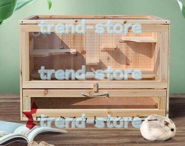 特売!人気商品★透明なドア 別荘 ペットケージ 飼育ケージ 屋外 庭用 小動物ケージ ハムスター となりのトトロ リス 転倒防止拍卖