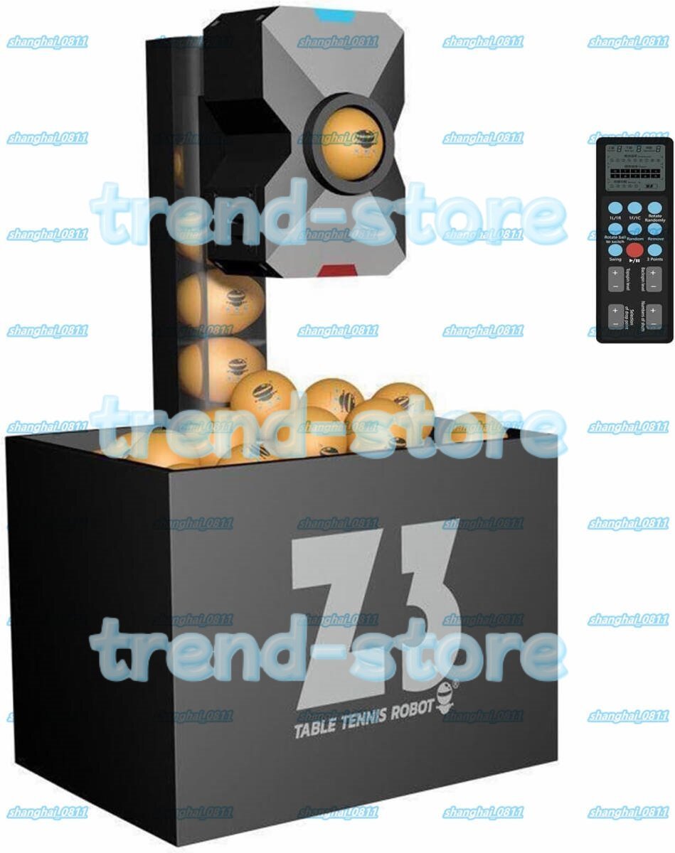ピンポンロボットマシン 改良型 卓球ロボット 自動 9ポイントのピンポンボールロボット ワイヤレスリモートコントロールを搭載拍卖