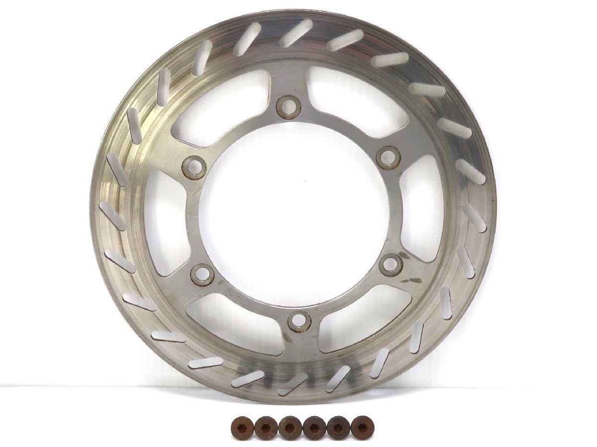 60【評価A】 DT200WR 3XP 実動 純正 フロント ブレーキ ディスク AFAM 厚2.6mm 走行距離31,310km DT200WR-1拍卖