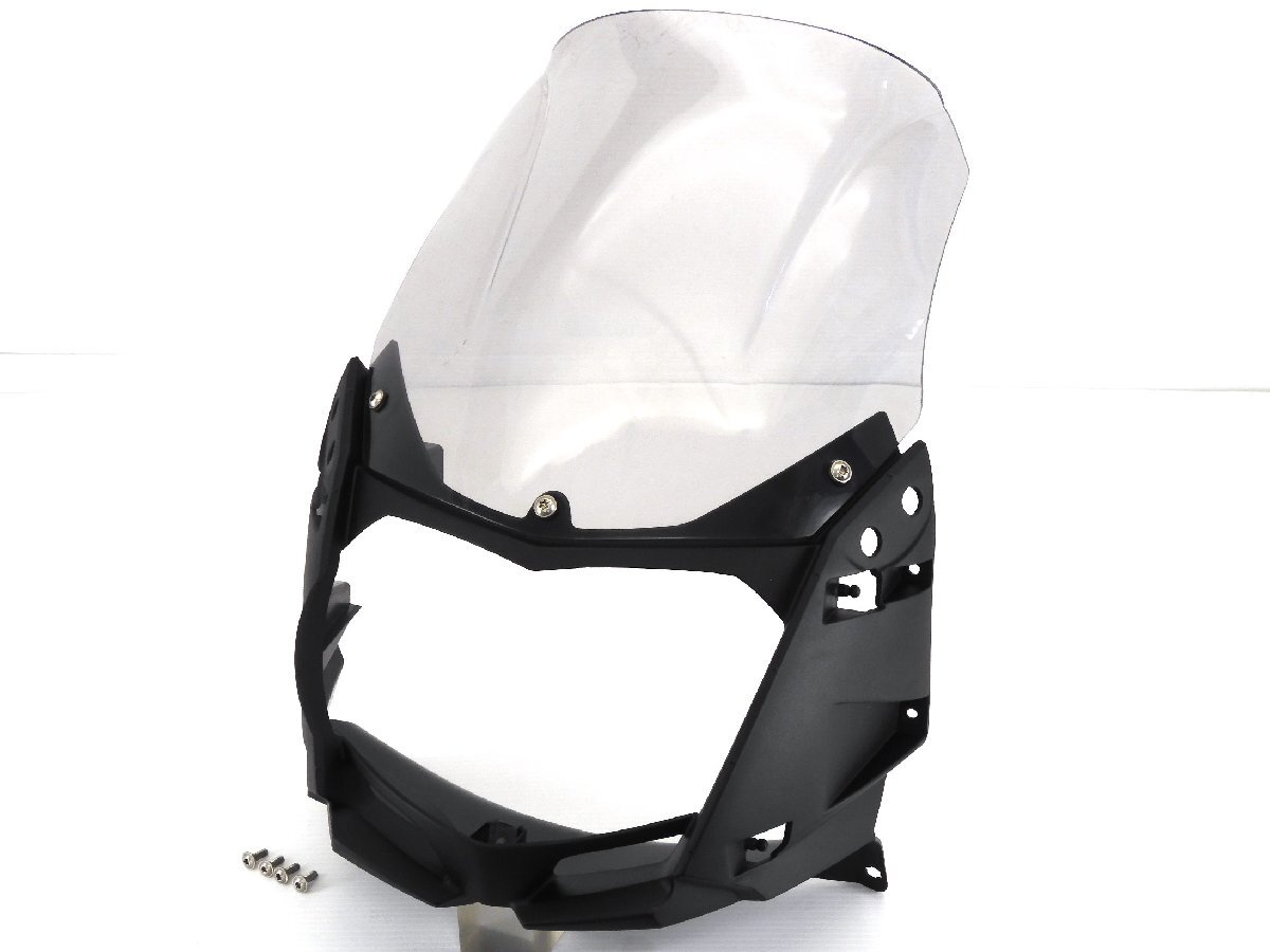 140【評価A】 BMW F800ST 実動 純正 アッパー ヘッドライト カウル & スクリーン バイザー 4663 7678597 10872210 Fairing Upper Screen拍卖