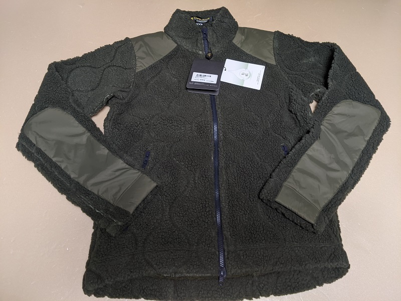 50%off カペルミュール kpjk1044 Mサイズ キルティングボアジャケット オリーブ拍卖