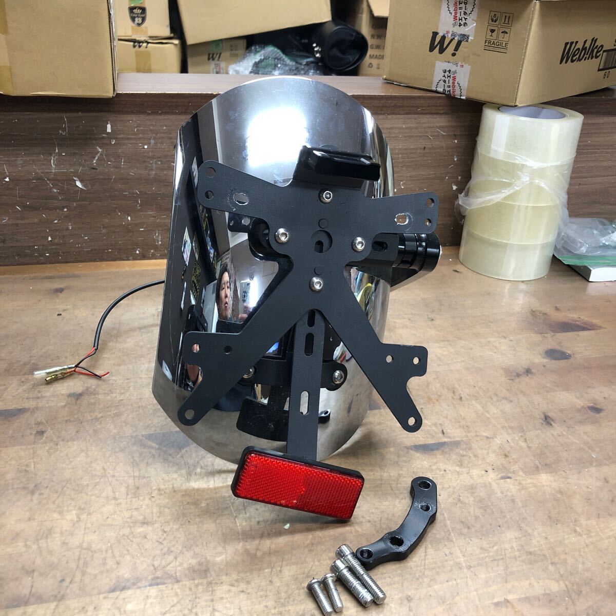 ◎BMW RnineT WB10L5101M6E05〜 外し マッドガード リアフェンダー拍卖