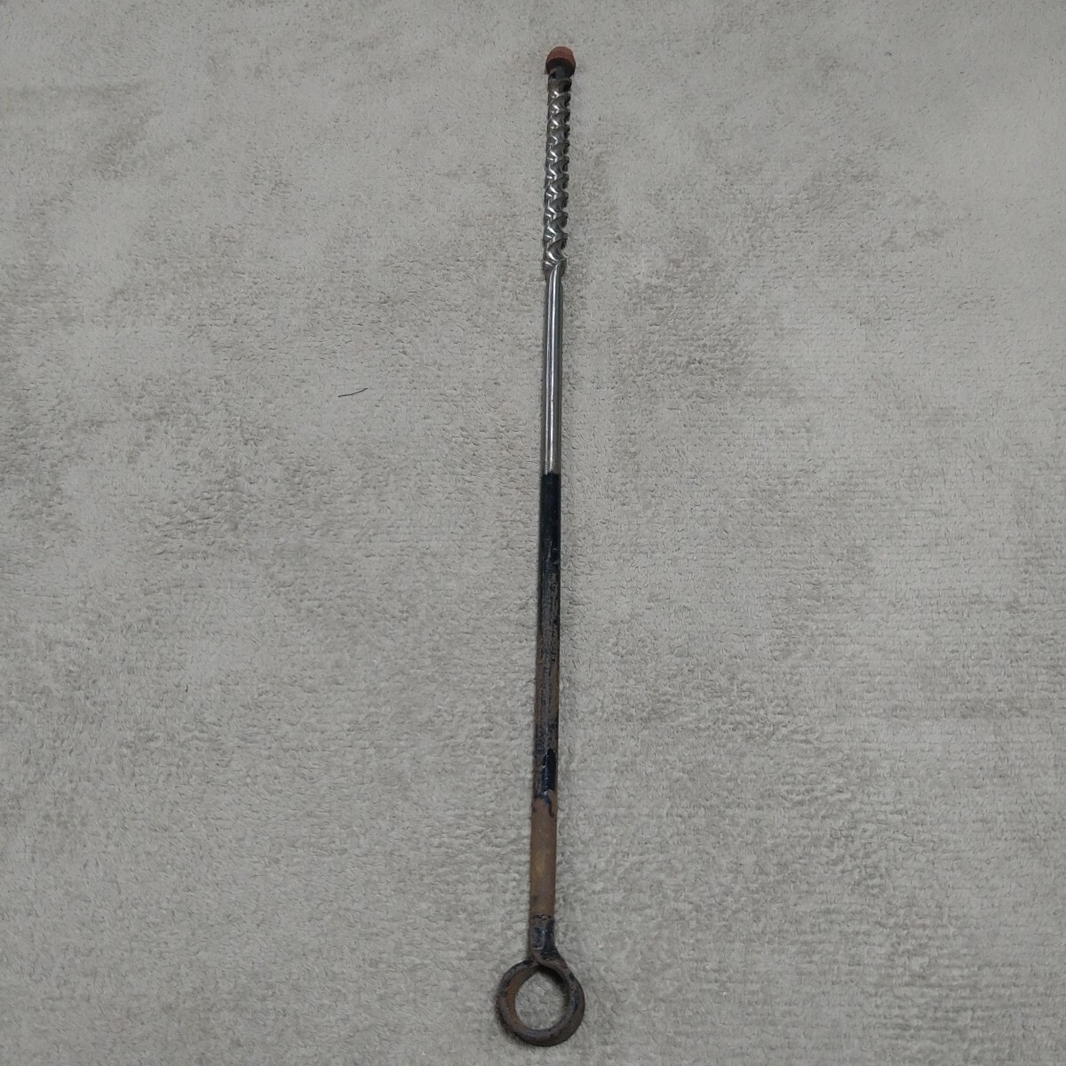 ジャンク品/長期保管品/中古品/メーカー不明/スクリューオーガ/リングオーガ/木工ドリル/手動式/サイズ12mm/全長440/ネジ丈150mm拍卖