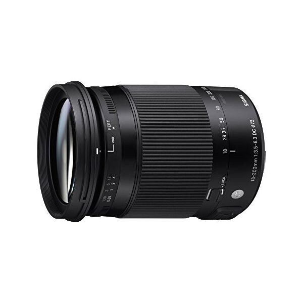 中古 1年保証 美品 SIGMA Contemporary 18-300mm F3.5-6.3 DC MACRO OS HSM (キヤノンEF用)拍卖
