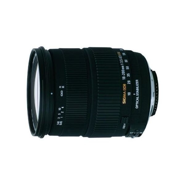 中古 1年保証 美品 SIGMA 18-200mm F3.5-6.3 DC OS (ニコンF用)拍卖