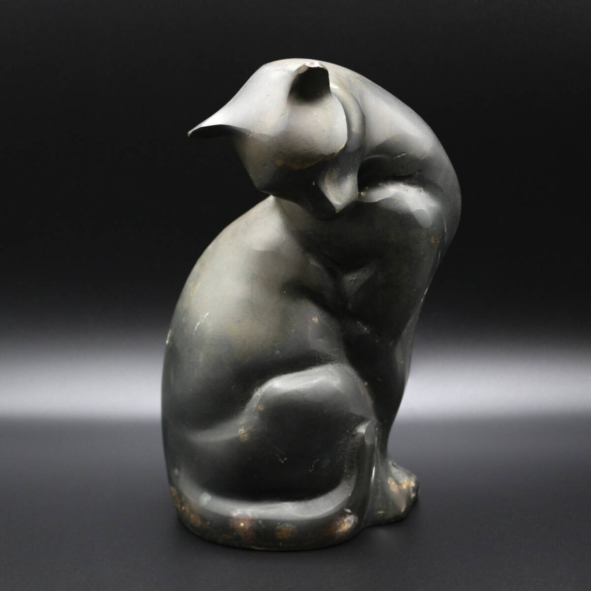 アンティーク / 猫 / ブロンズ像 / オブジェ / 置物 / 彫刻 / ネコ / 銅製 / アールデコ / 西洋美術 / インテリア拍卖