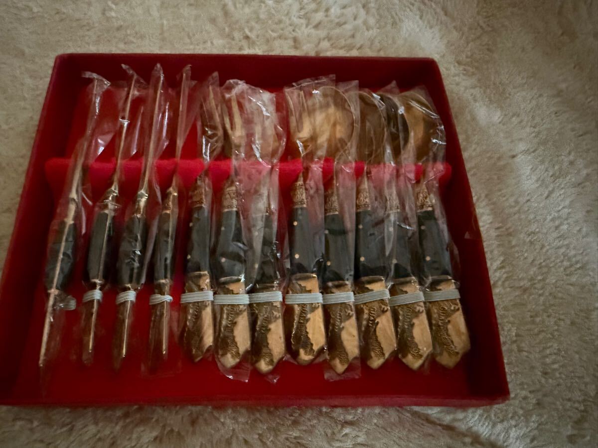 グァム土産 Vintage cake server coffee spoons カトラリーセット GUAM拍卖