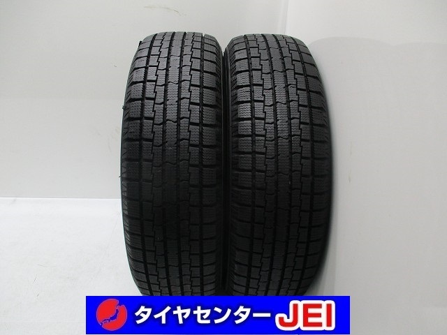 155-65R14 9分山 イエローハット アイスフロンテージ 2022年製 中古スタッドレスタイヤ【2本】送料無料(S14-7557)拍卖