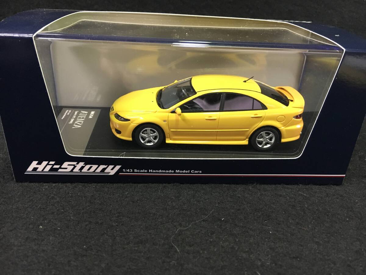 ▲新品未開封●ハイストーリー 1/43 マツダ アテンザ スポーツ 23S (2000) カナリーイエローマイカ HS436YE拍卖