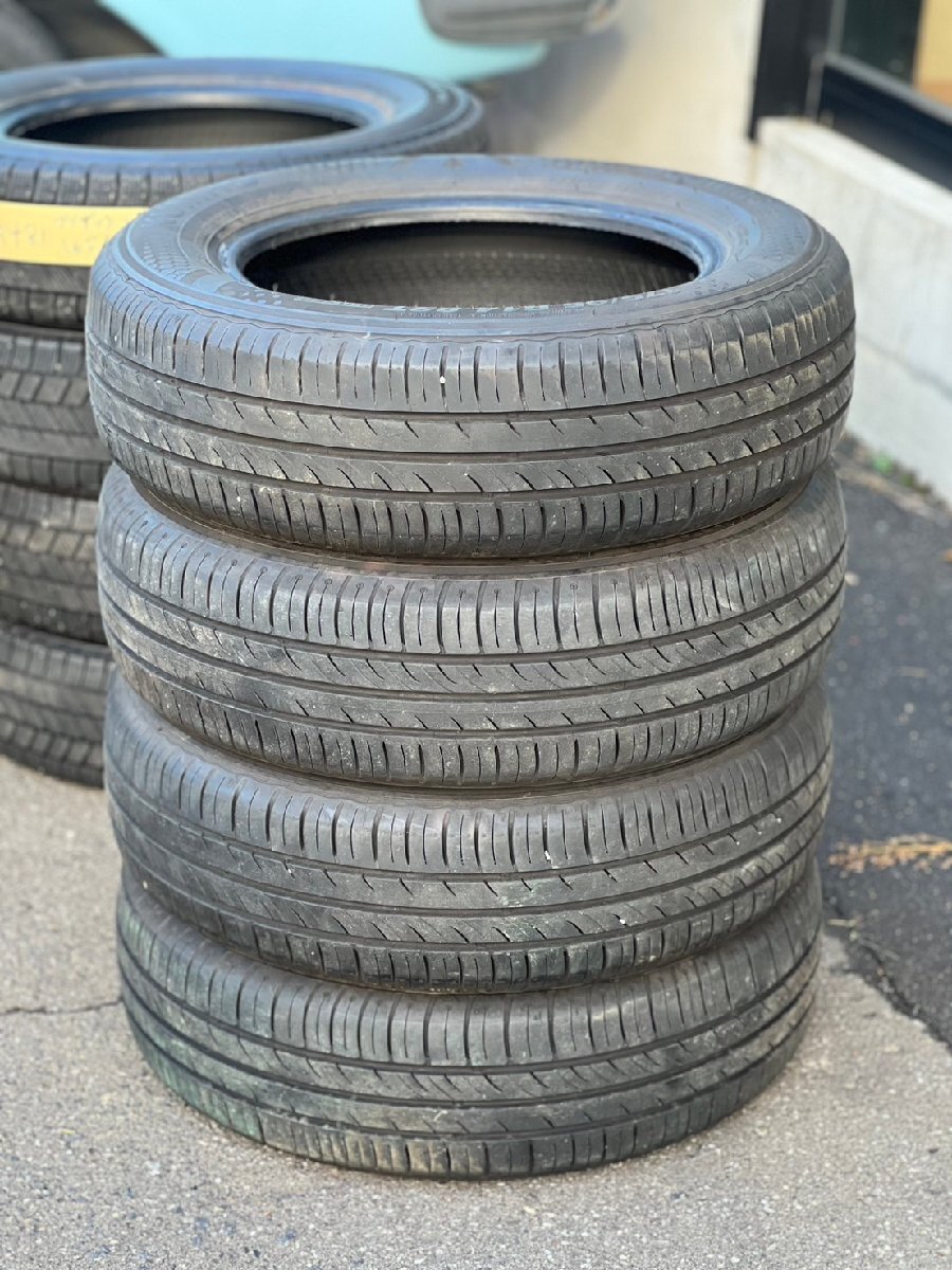 ★ KUMHO ecowing ES31 175/65R14 2021年製 14インチタイヤ 4本セット 8分山! クムホ エコウィング 札幌 T-1484拍卖