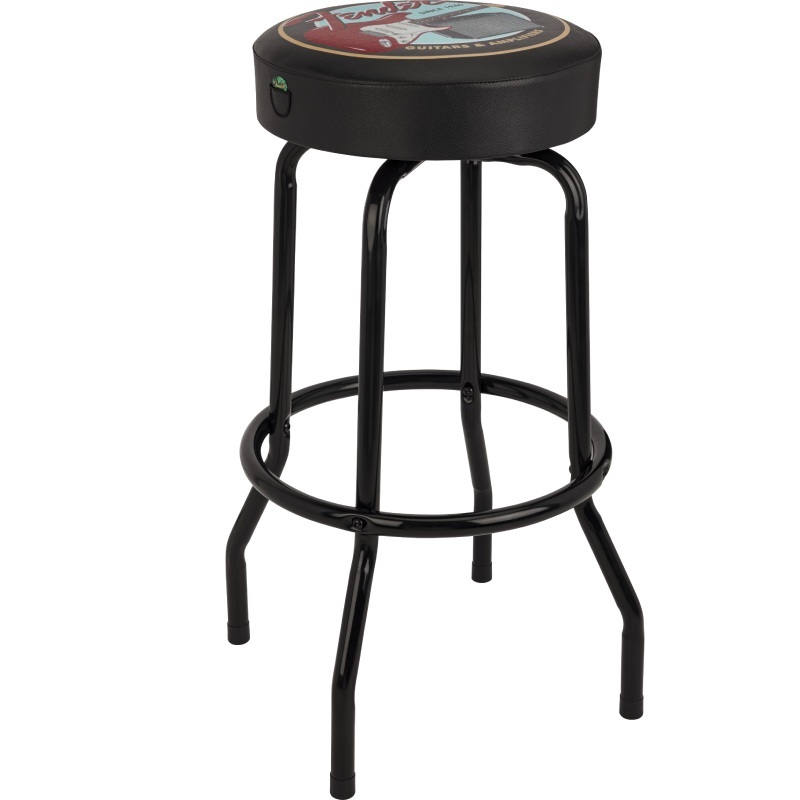 FENDER Guitars & Amps Pick Pouch Barstool, Black/Black, 30〈フェンダー〉拍卖