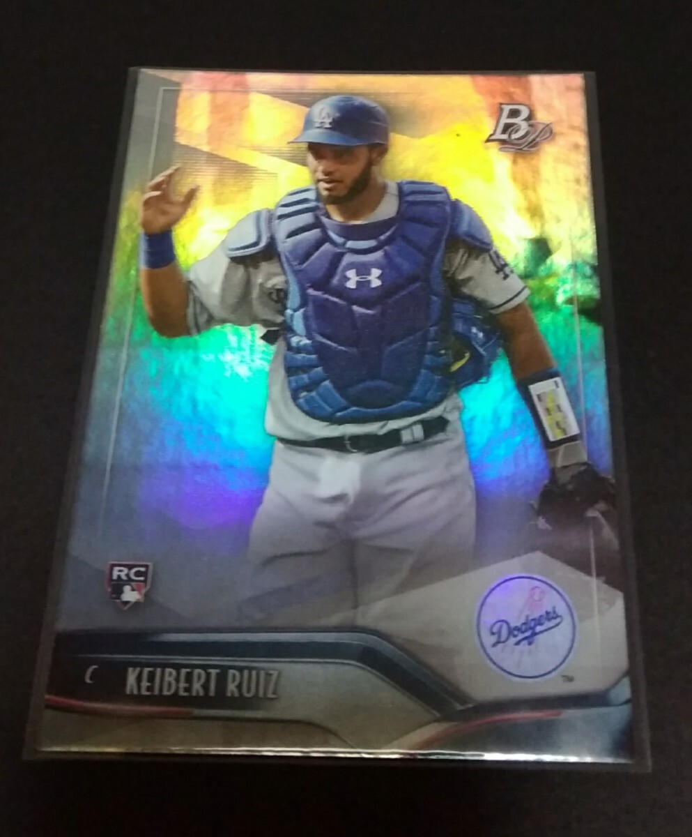 MLB 2021年topps Bowman Platinum キーバート・ルイーズ(ドジャース)ルーキーカード! No,52。Dodgers KEIBERT RUIZ RC 拍卖