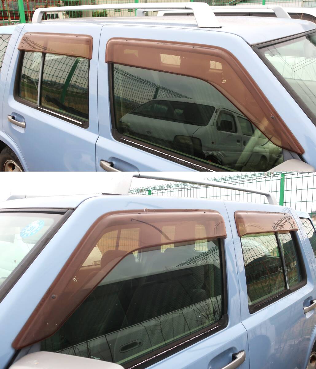 H12 GF-RHNB14 RFNB14 ラシーン RASHEEN 4WD AT SR18 後期 純正 OP? サイド ドアバイザー 1台分 SET / 110628km拍卖