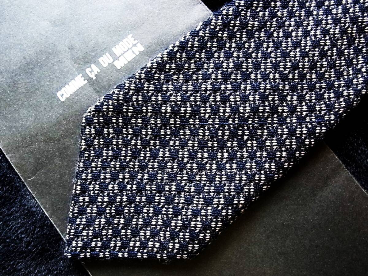 ★*:.*:【美品】WL0841☆【ウール100%】コムサデモードのネクタイ拍卖