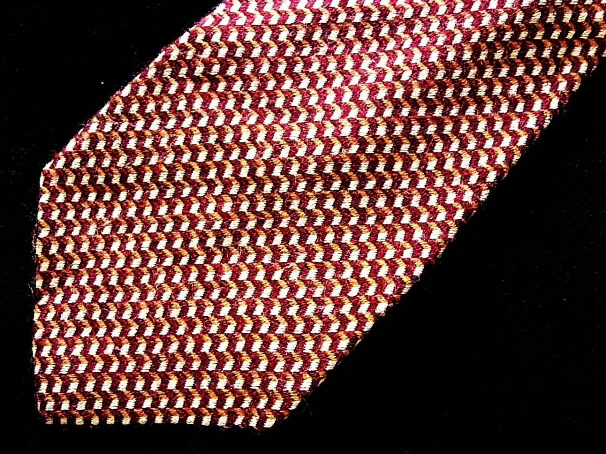 ★*:.*:【美品】WL0872☆【ウール100%】【安部兼章】ケンショウ アベのネクタイ拍卖