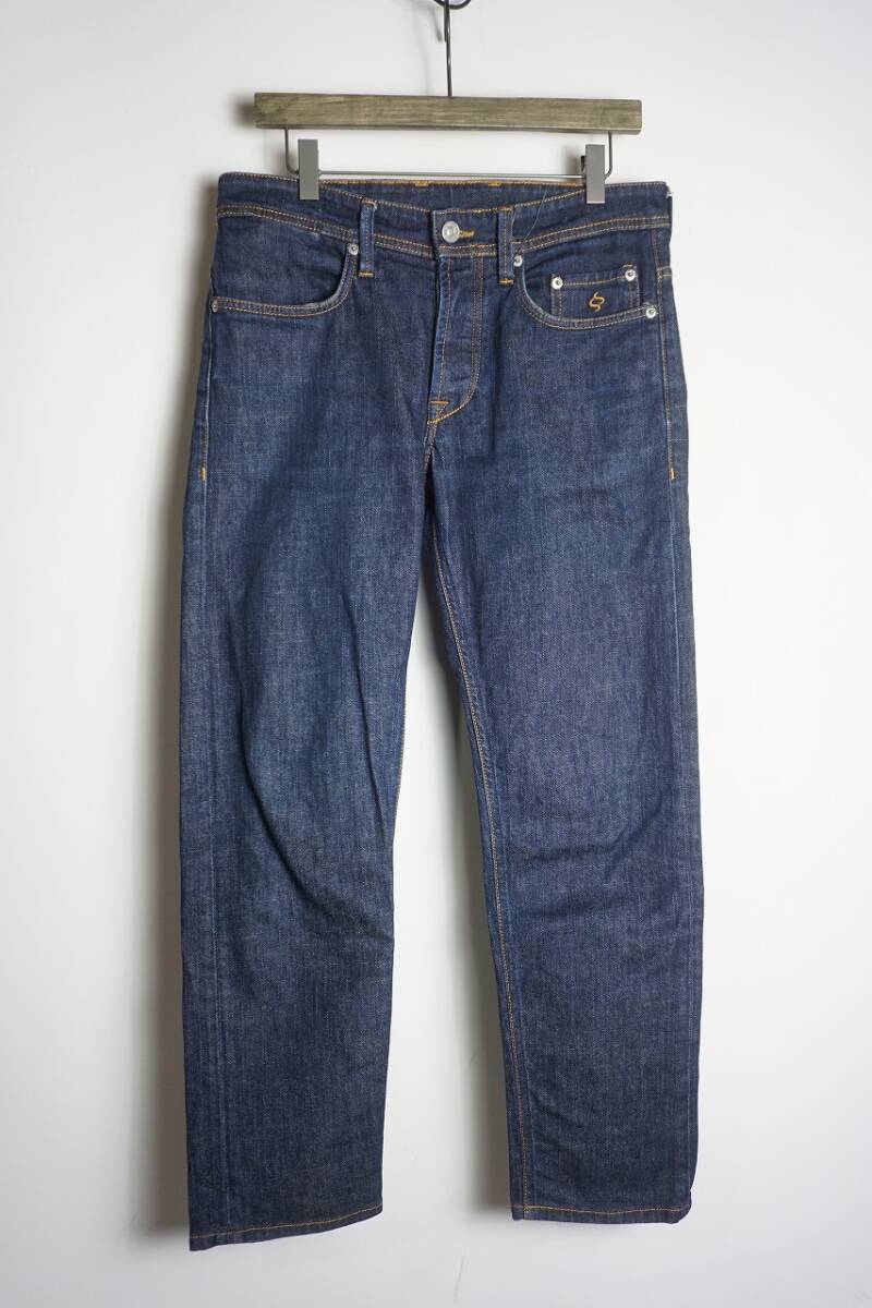 美品 定番 SIVIGLIA シビリア ストレート デニム パンツ ジーンズ P18IE1P 224JS997 紺 サイズ30 本物 1106O★1拍卖