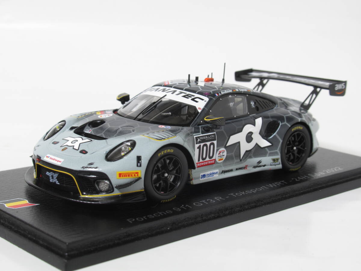 1/43 ポルシェ 911 GTG3 R ToKsport WRT #100 スパ24時間 2022拍卖