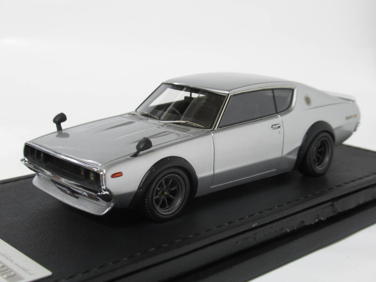 1/43 ニッサン スカイライン 2000 GT-R (KPGC110) シルバー 0036拍卖
