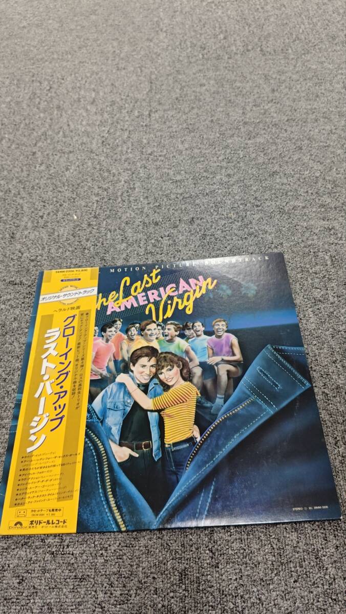 LP レコード 美盤 見本盤 非売品 白ラベル ヘラルド映画 グローイング・アップ ラスト・バージン 帯付 28MM 0206/L110954拍卖