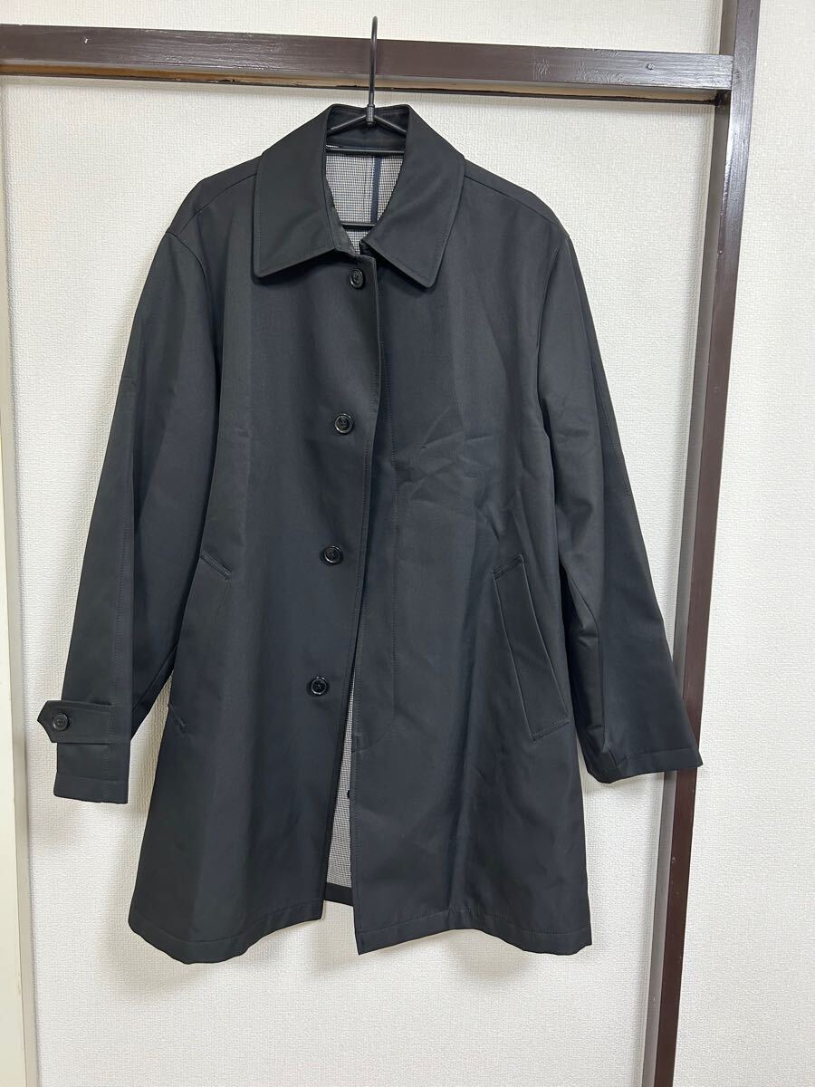 Lloyd Club フォーマル ビジネス ステンカラーコート 黒拍卖