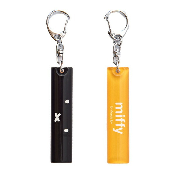 ミッフィー miffy フェイス アクリルスティックキーホルダー(ブラック)拍卖