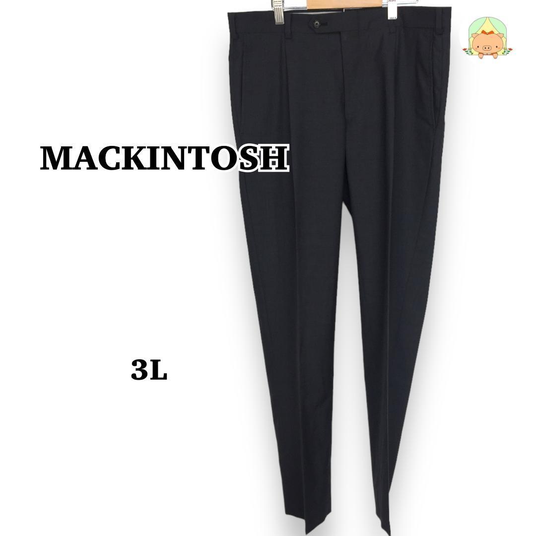 J0023  マッキントッシュ 【3L】 スラックス 85 シングル ジップフライ ワンタック拍卖