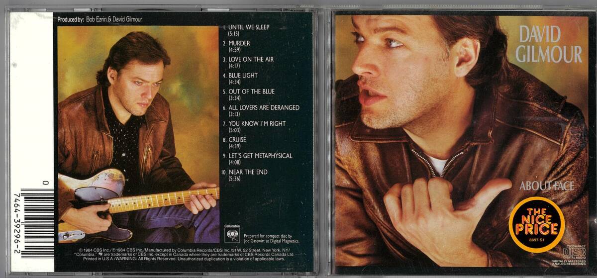 CD//DAVID GILMOUR ABOUT FACE拍卖