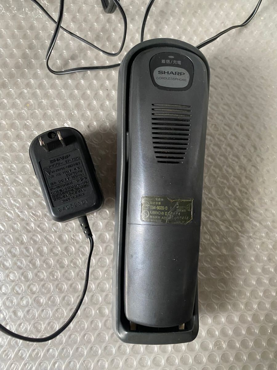 SHARP コードレス電話機 子機 充電器【通電のみ確認】拍卖