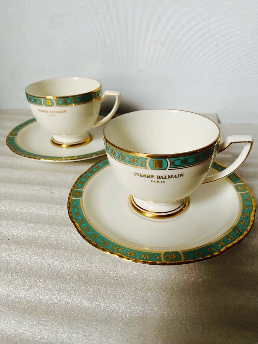 PIERRE BALMAIN PARIS カップ&ソーサー 2客拍卖