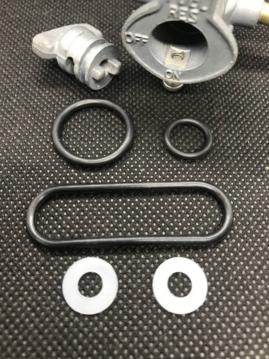 スズキ RG250E 78- 空冷 フューエルコック オーバーホール パッキン Oリング ガソリン燃料コック セット 漏れ レストア拍卖